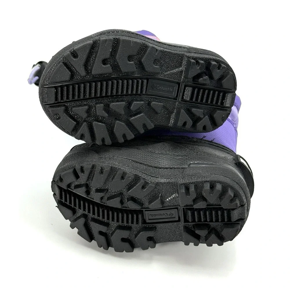 Columbia Powderbug Plus‎ 2 Todder Winter Boots Purle Size 4 Warm-25F-32C